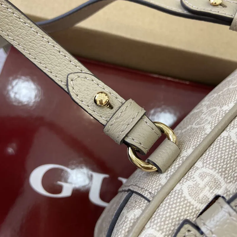 Gucci 816357 Ophidia Super Mini Shoulder Bag Oatmeal