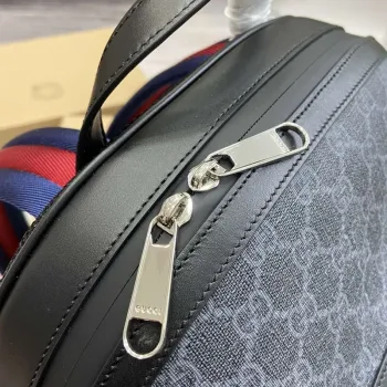 Gucci 771158 GG Supreme Canvas Backpack Black