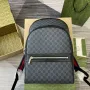 Gucci 792123 GG Supreme Canvas Backpack Black