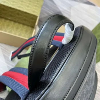 Gucci 792123 GG Supreme Canvas Backpack Black