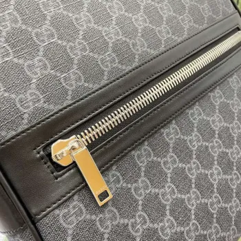 Gucci 792123 GG Supreme Canvas Backpack Black