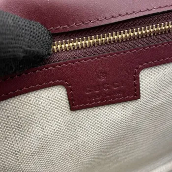 Gucci 815714 Gucci Blondie Small Top Handle Bag Wine red