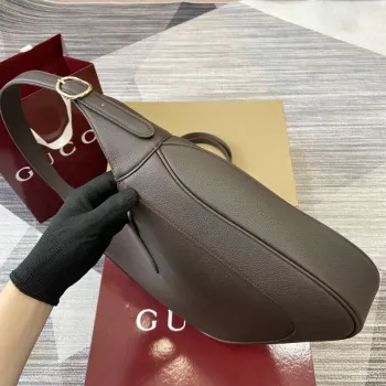 Gucci 813650 Jackie Large Shoulder Bag Brown