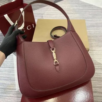 Gucci 813650 Jackie Large Shoulder Bag Red