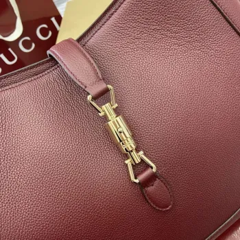 Gucci 813650 Jackie Large Shoulder Bag Red