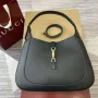 Gucci 813650 Jackie Large Shoulder Bag Black