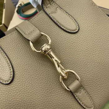 Gucci 795349 Small Tote Bag With Hook Closure Beige