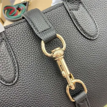 Gucci 795349 Small Tote Bag With Hook Closure Black