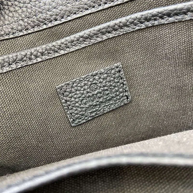 Gucci 795349 Small Tote Bag With Hook Closure Black