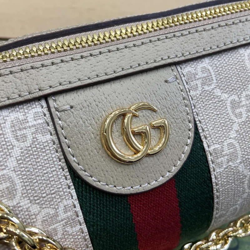Gucci 795194 Ophidia Small Shoulder Bag Oatmeal
