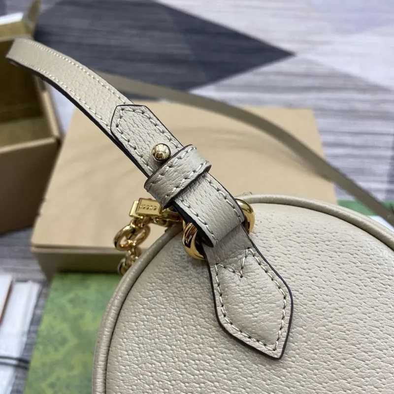 Gucci 795194 Ophidia Small Shoulder Bag Oatmeal