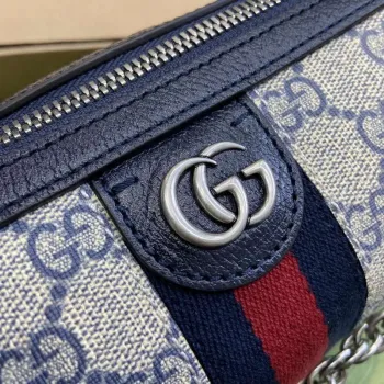 Gucci 795208 Ophidia Mini Shoulder Bag Blue