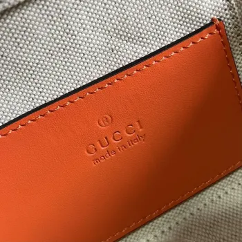 Gucci 723770 GG Matelasse Top Handle Mini Bag Orange