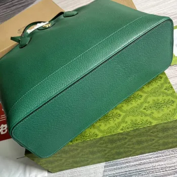Gucci   739730 Ophidia Medium Tote Bag Green leather
