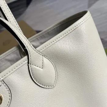 Gucci   739730 Ophidia Medium Tote Bag White leather