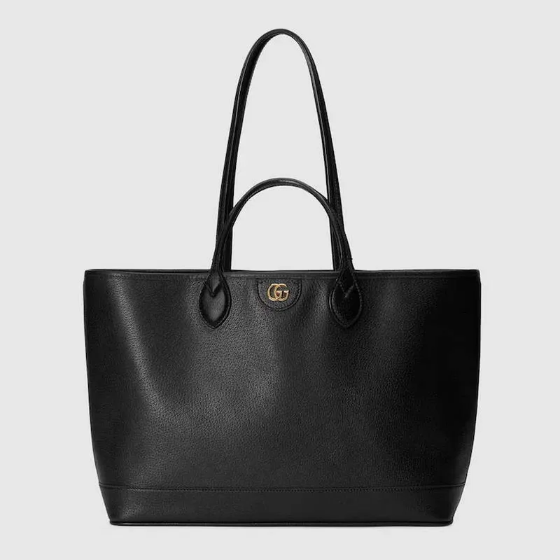 Gucci   739730 Ophidia Medium Tote Bag Black leather