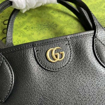 Gucci   739730 Ophidia Medium Tote Bag Black leather