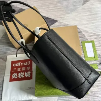 Gucci   739730 Ophidia Medium Tote Bag Black leather