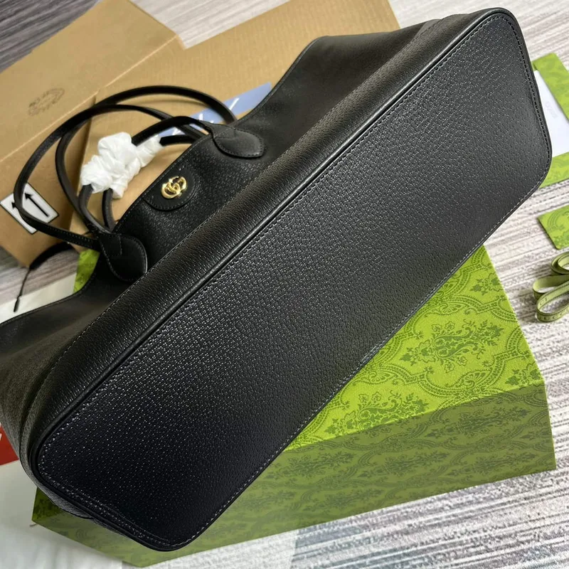 Gucci   739730 Ophidia Medium Tote Bag Black leather