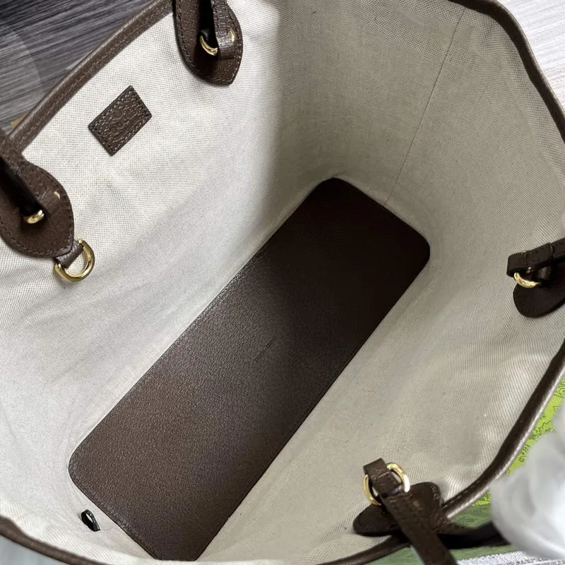 Gucci   739730 Ophidia Medium Tote Bag Brown leather