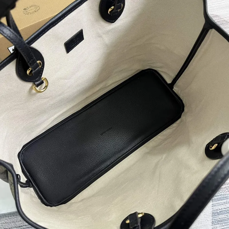 Gucci   739730 Ophidia Medium Tote Bag Beige and Blue