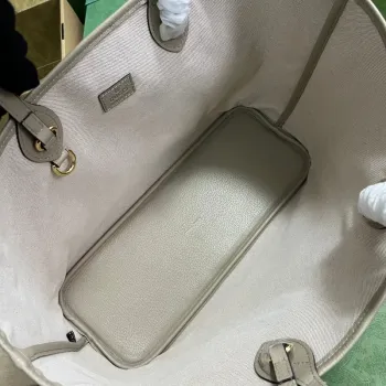 Gucci   739730 Ophidia Medium Tote Bag Beige and Oatmeal