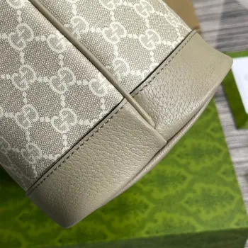 Gucci   739730 Ophidia Medium Tote Bag Beige and Oatmeal