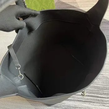 Gucci 763103 Gucci Jackie 1961 Small Shoulder Bag  Black Leather