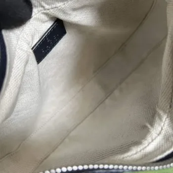 Gucci 699409 Gucci Attache Small Shoulder Bag Beige and Blue