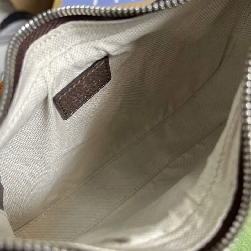 Gucci 699409 Gucci Attache Small Shoulder Bag Beige and Brown