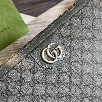 Gucci 674078 Ophidia Portfolio Case Grey
