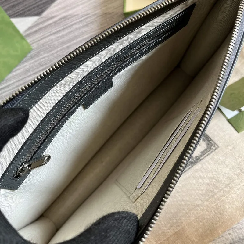 Gucci 674078 Ophidia Portfolio Case Grey