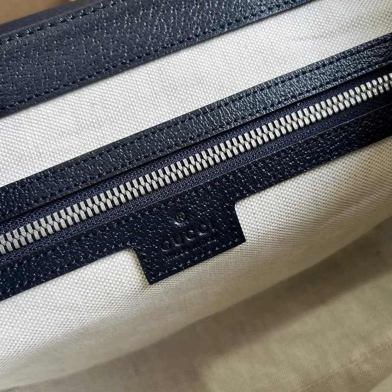 Gucci   761741 Ophidia Medium Messenger  Bag Blue