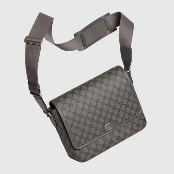 Gucci   761741 Ophidia Messenger  Bag Grey