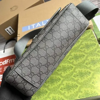 Gucci   761741 Ophidia Messenger  Bag Grey