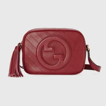 Gucci 742360 Gucci Blondie small shoulder bag Red Leather