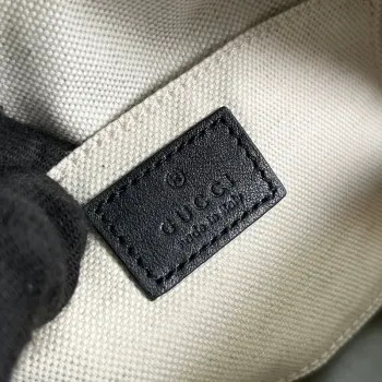 Gucci 742360 Gucci Blondie small shoulder bag Black Leather