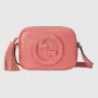 Gucci 742360 Gucci Blondie small shoulder bag Pink Leather