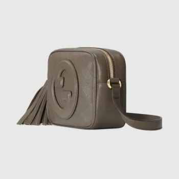 Gucci 742360 Gucci Blondie small shoulder bag  Brown Leather