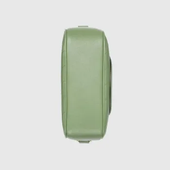 Gucci 742360 Gucci Blondie small shoulder bag  Green Leather