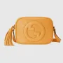 Gucci 742360 Gucci Blondie small shoulder bag  Yellow Leather