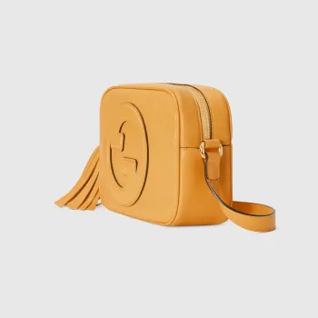 Gucci 742360 Gucci Blondie small shoulder bag  Yellow Leather