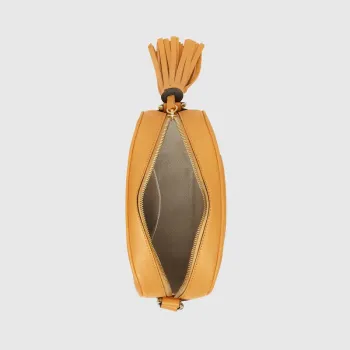 Gucci 742360 Gucci Blondie small shoulder bag  Yellow Leather