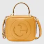 Gucci 744434 Gucci Blondie top handle bag Yellow  leather
