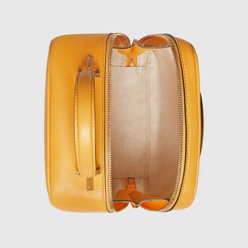 Gucci 744434 Gucci Blondie top handle bag Yellow  leather