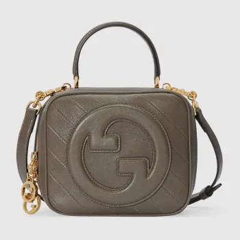 Gucci 744434 Gucci Blondie top handle bag Brown  leather