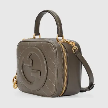 Gucci 744434 Gucci Blondie top handle bag Brown  leather
