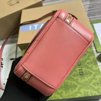 Gucci  744434 Gucci Blondie top handle bag Pink leather