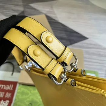 Gucci 751516 Gucci Blondie Medium Tote Bag Yellow leather