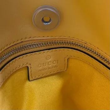 Gucci 751516 Gucci Blondie Medium Tote Bag Yellow leather